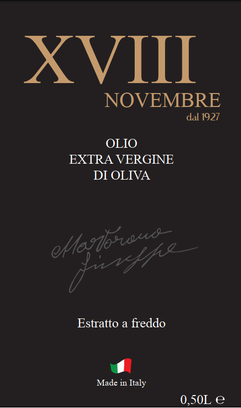 XVIII Novembre Extravergine | natives Olivenöl extra